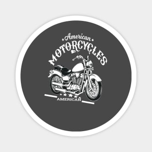 American Motorcycle Biker Style Magnet